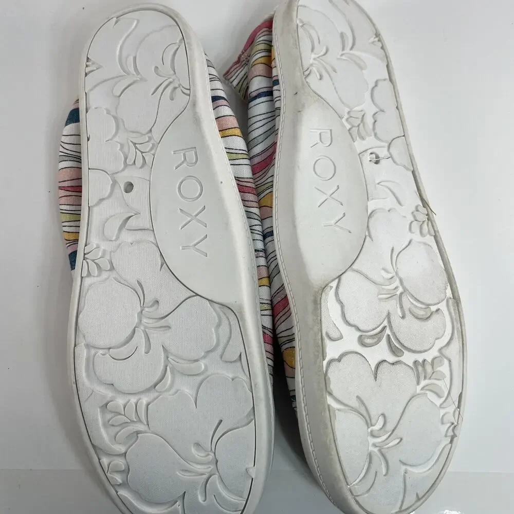 Roxy Bayshore Slip On Shoes Multicolor Canvas Casual Sneakers Women US 9 - Picture 6 of 6